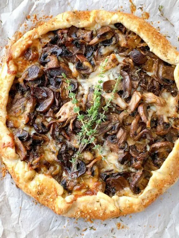 Mushroom and Thyme Galette
