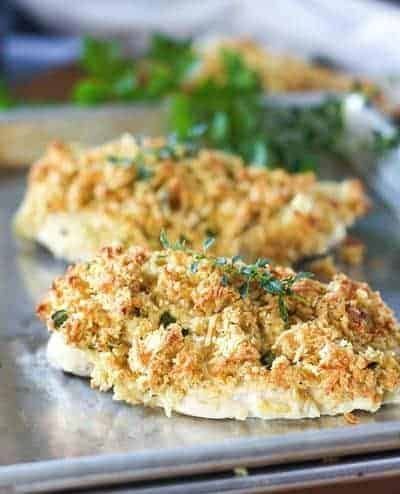 Mustard Dijon Crusted Chicken