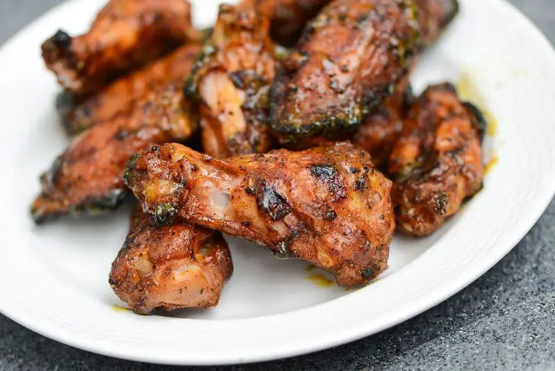 Mustard and Brown Sugar Barbecued Chicken Wings