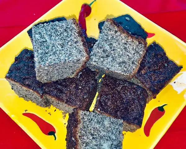 Navajo Blue Cornbread