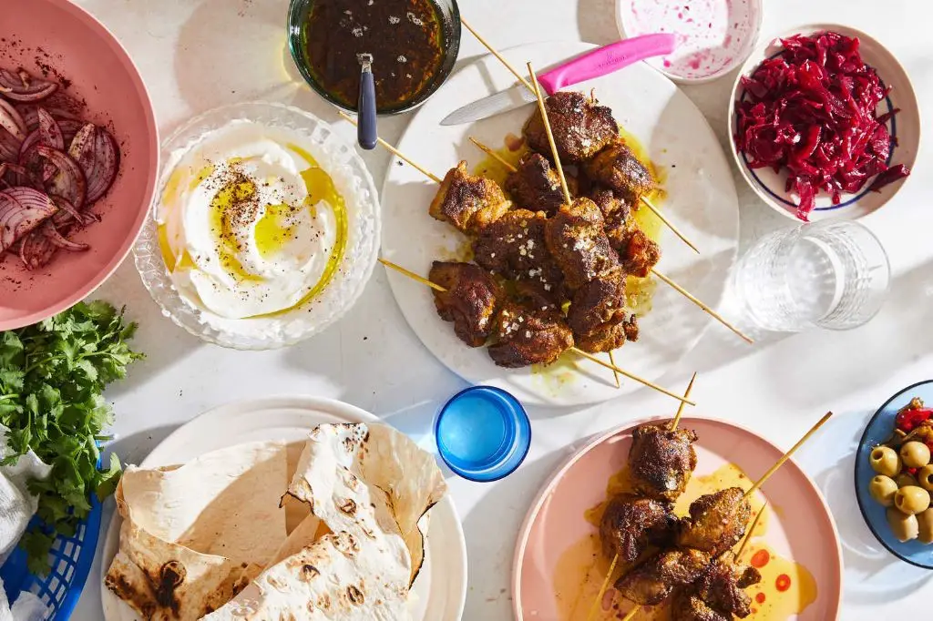 Nigelle Spiced Lamb Kebabs