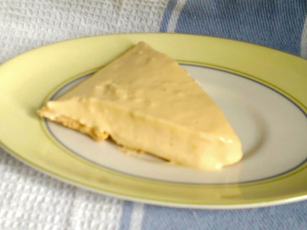 No Bake Condensed Milk Cheesecake