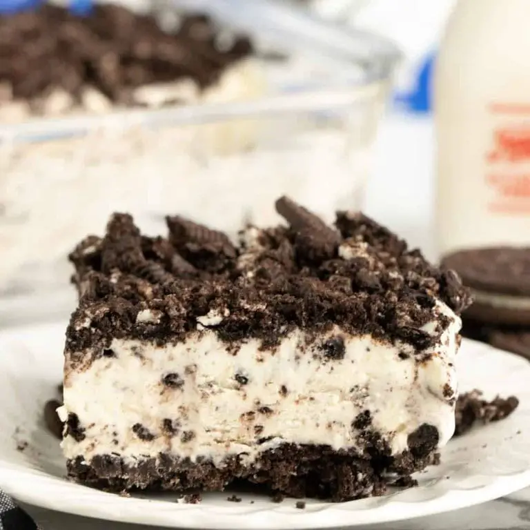 No Bake Condensed Milk Oreo Dessert