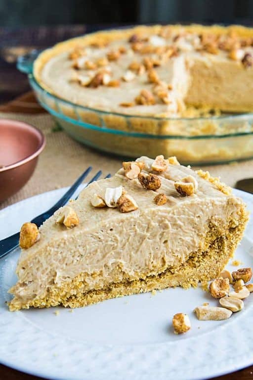 No Bake Condensed Milk Peanut Butter Pie