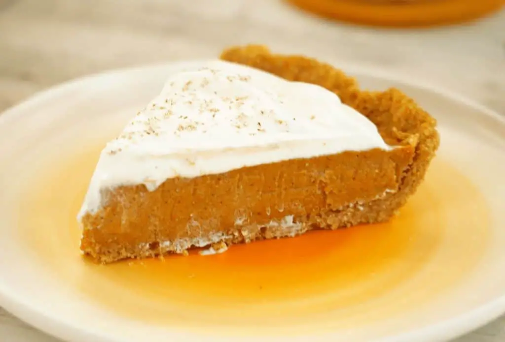 No Bake Condensed Milk Pumpkin Pie
