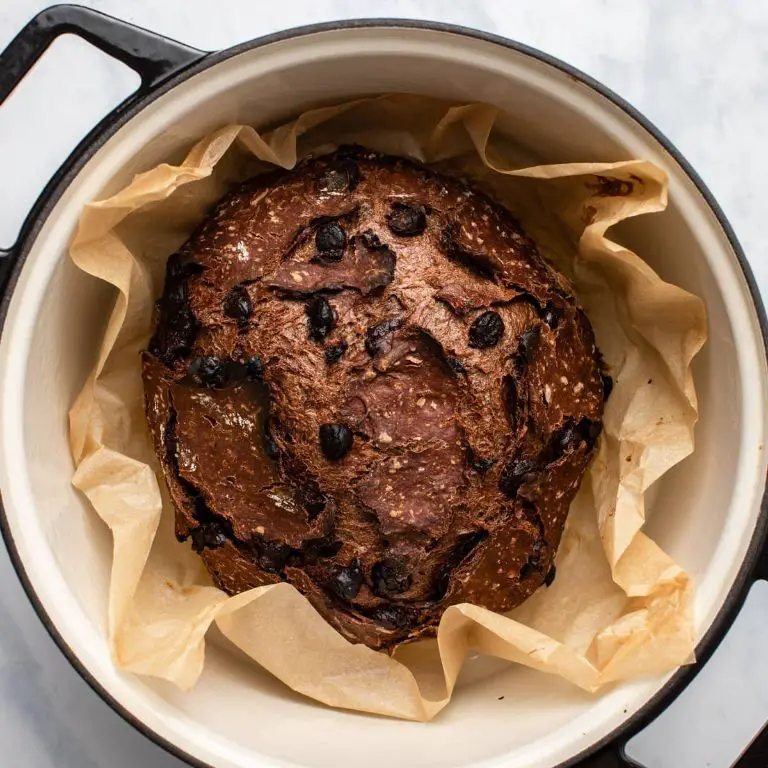 No Knead Chocolate Chip Bread