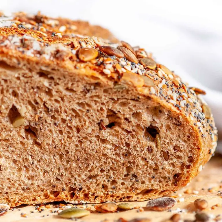 No Knead Multigrain Bread