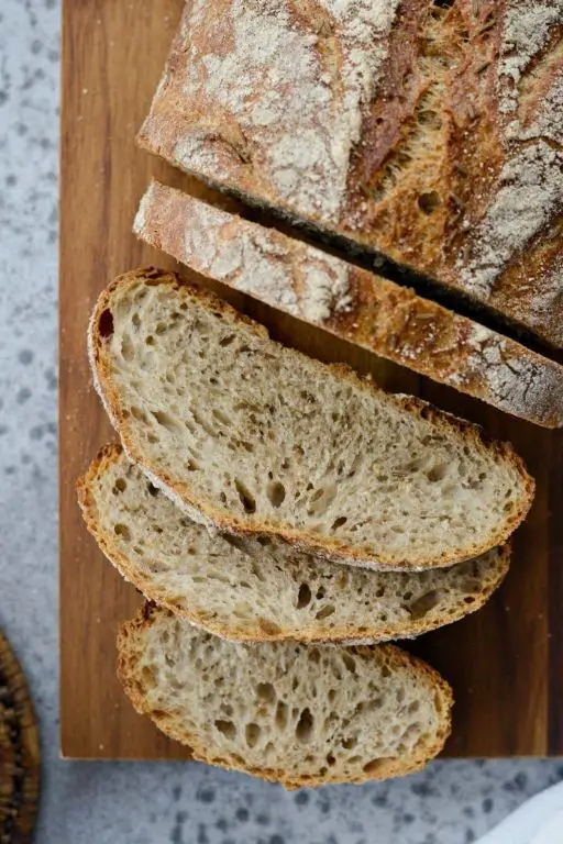 No Knead Rye Bread
