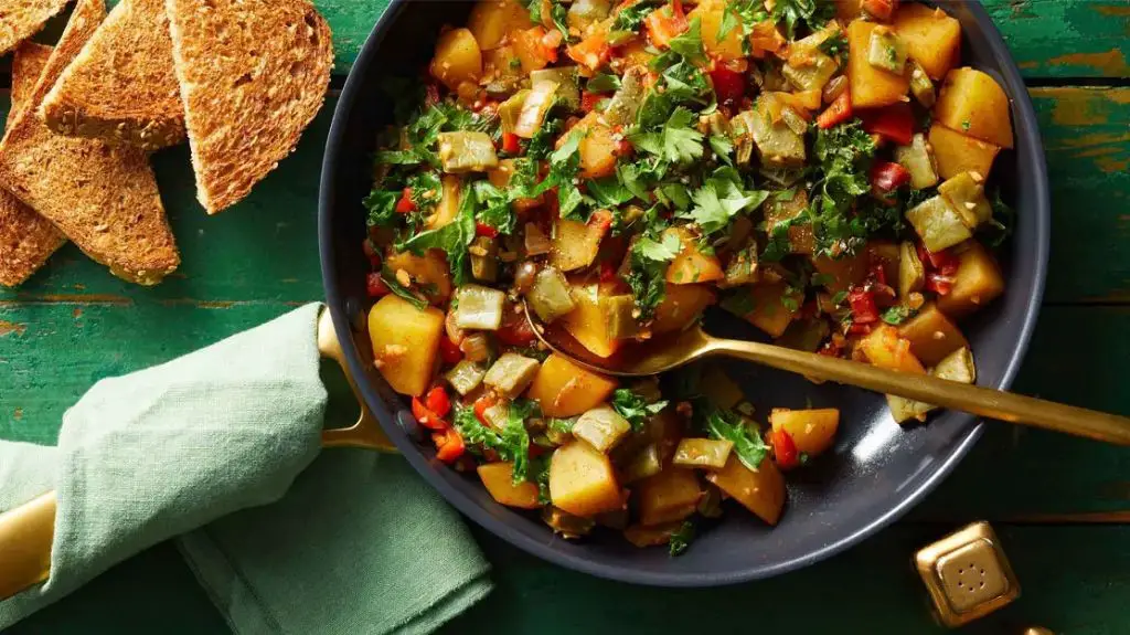 Nopales and Potato Hash