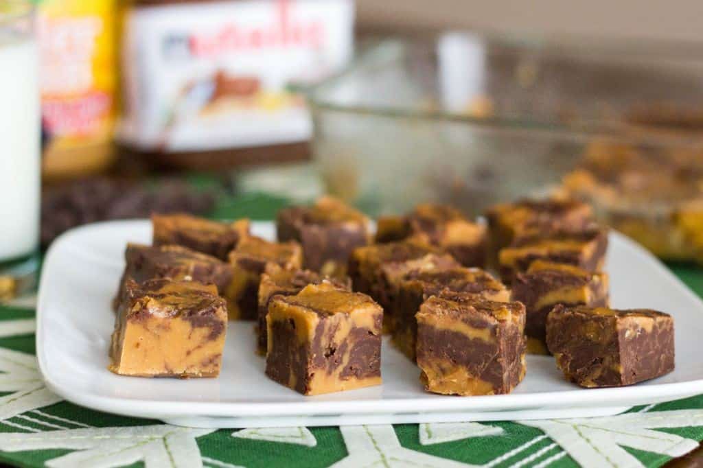 Nutella Peanut Butter Fudge