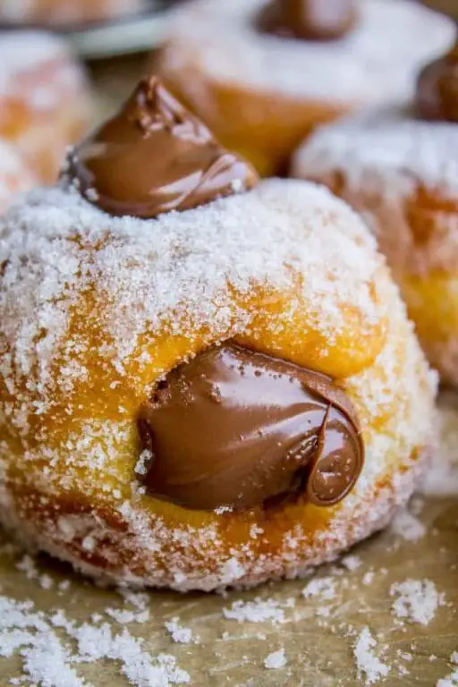 Nutella Stuffed Donuts