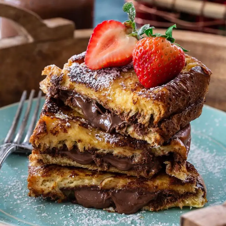 Nutella Stuffed French Toast