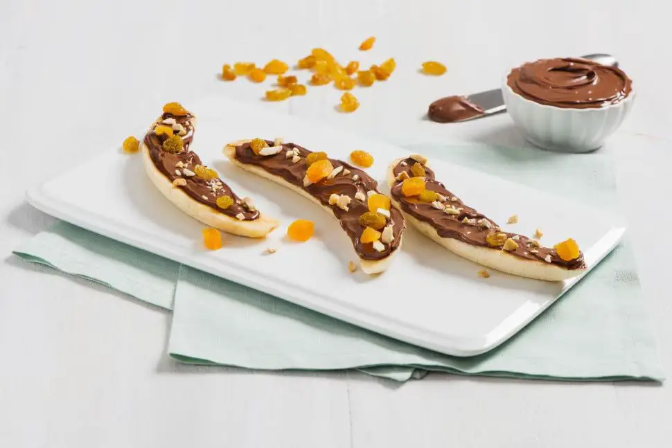 Nutella and Hazelnut Banana Split