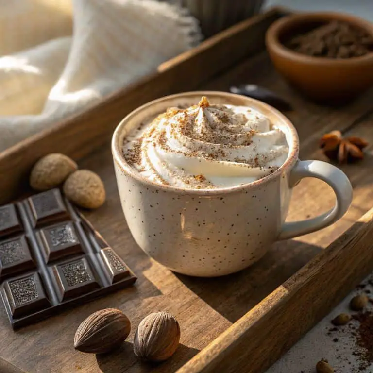 Nutmeg and Cardamom Spiced Coffee