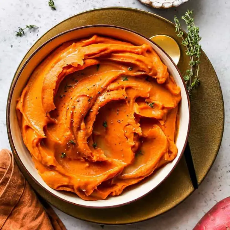 Nutmeg-Infused Mashed Sweet Potatoes