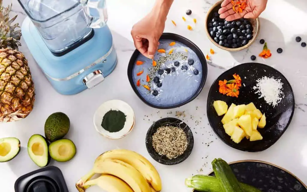 Nutrient-Packed Smoothie Bowl Made in KitchenAid Mixer