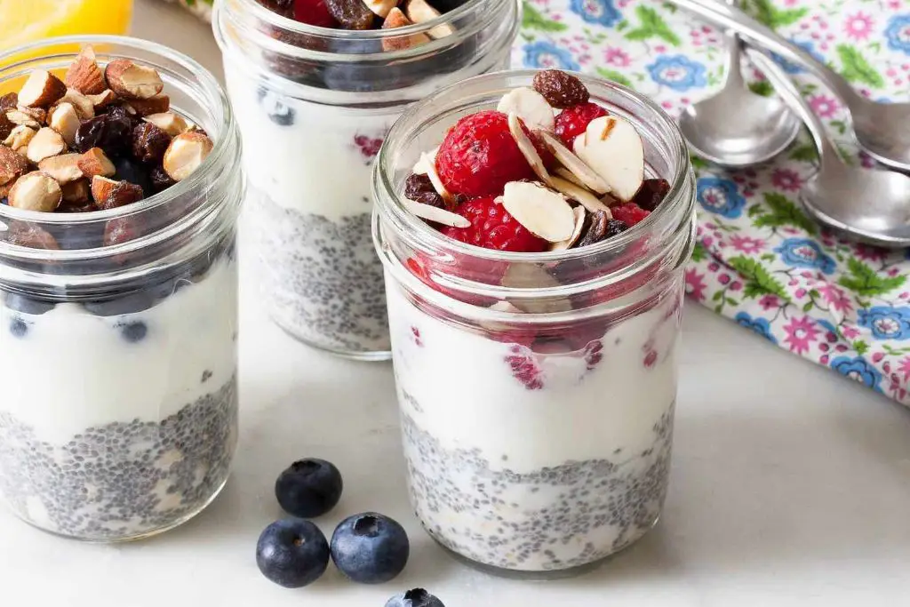 Oatmeal Chia Seed Pudding Cups