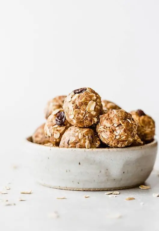 Oatmeal Raisin Protein Balls