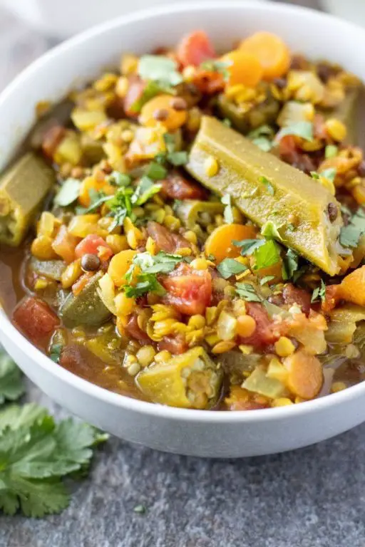 Okara and Lentil Stew