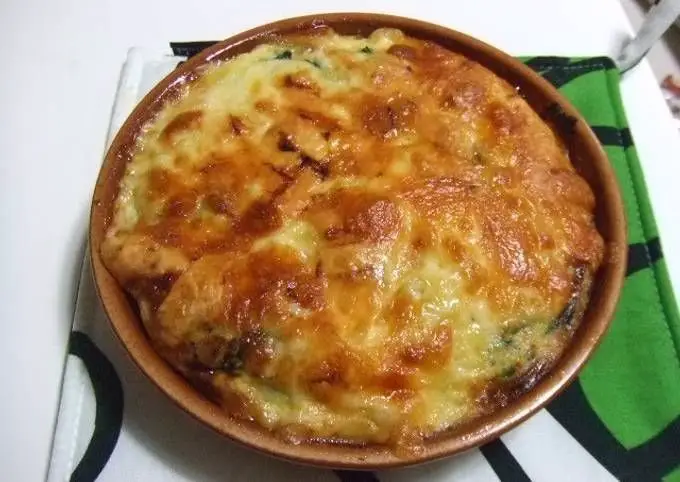 Okara and Spinach Quiche