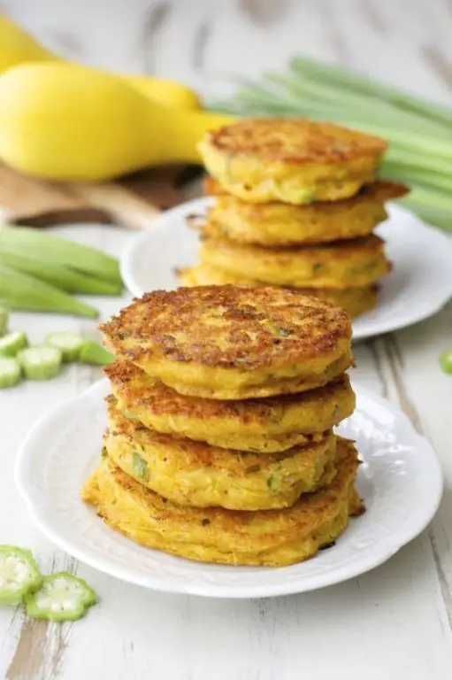 Okara and Zucchini Fritters