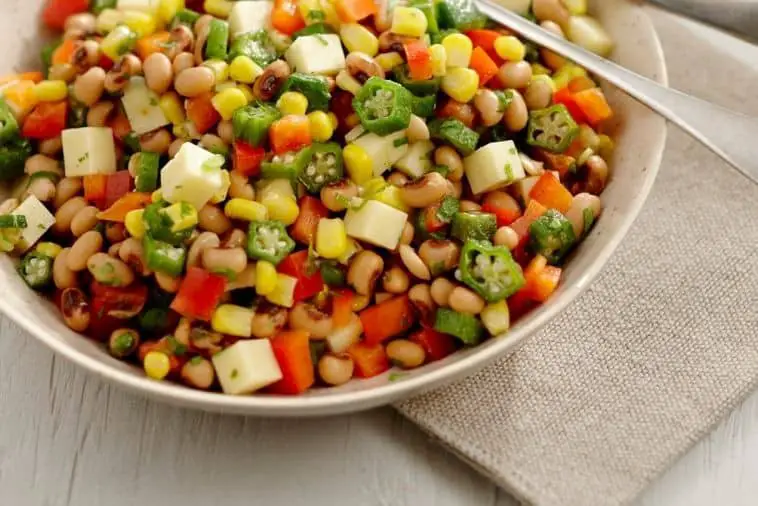 Okra and Black-Eyed Pea Salad
