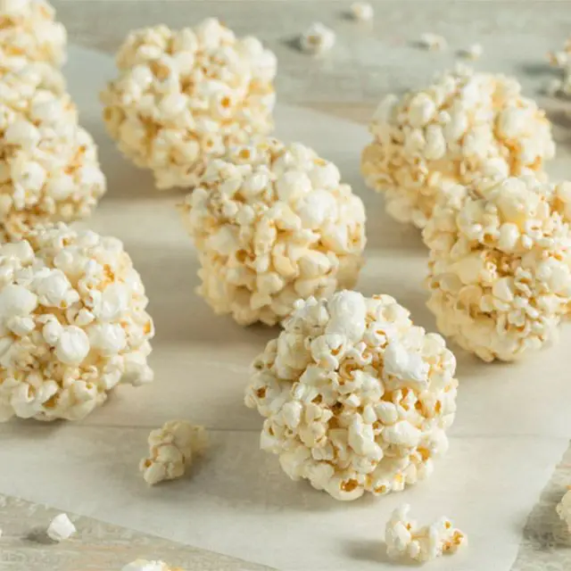 Old-Fashioned Karo Syrup Popcorn Balls