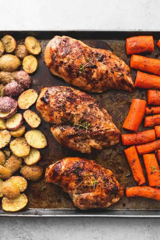 One-Pan Chicken Breast with Roasted Vegetables