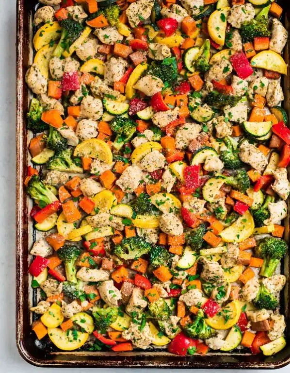 One-Pan Chicken and Veggie Bake