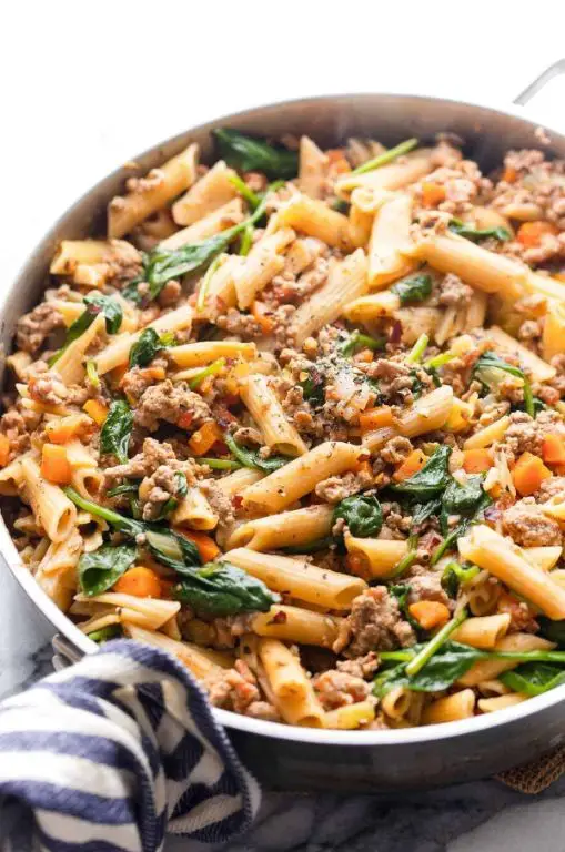 One-Pot Italian Turkey Pasta