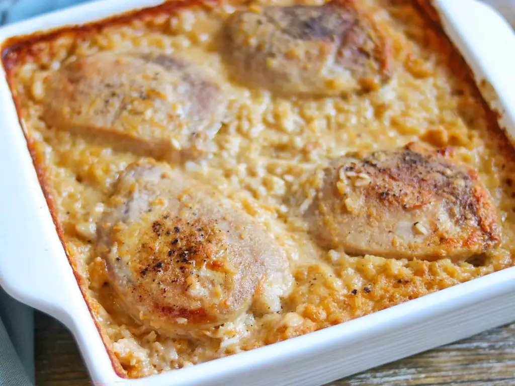 One-Pot Pork Chop and Rice Casserole