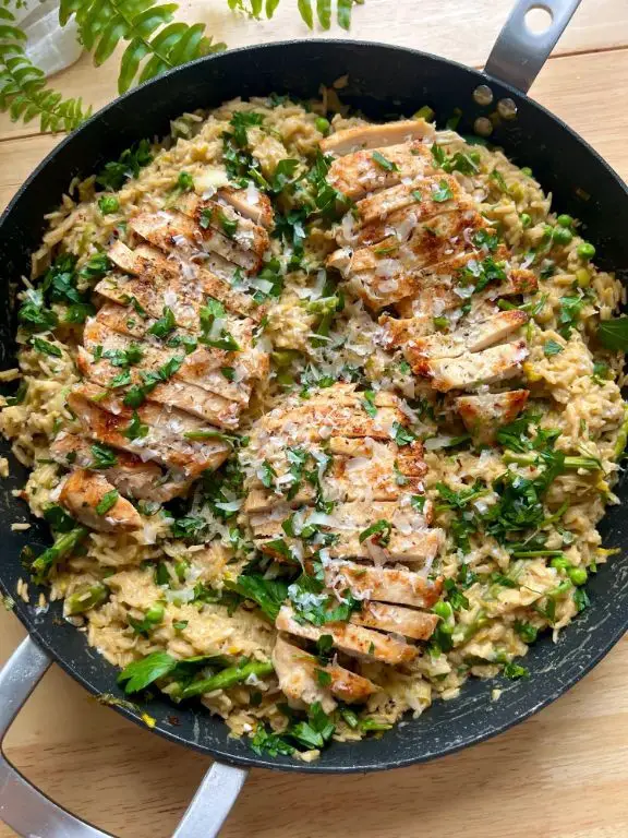 One-Pot Spring Chicken and Rice