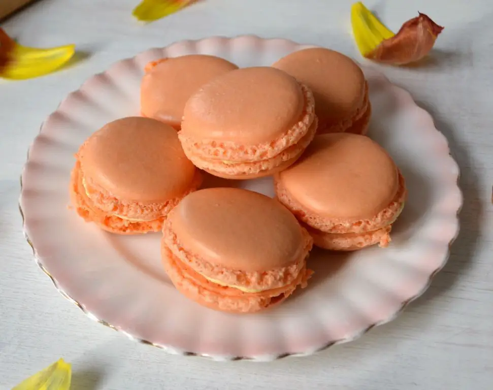 Orange Blossom Sugarpaste Macarons