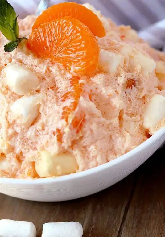 Orange Creamsicle Fluff Salad