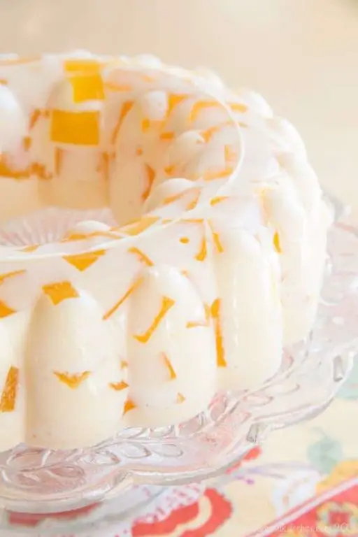 Orange Creamsicle Gelatin Mold