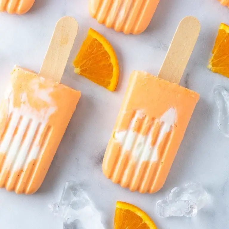 Orange Creamsicle Keto Ice Cream