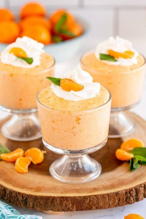 Orange Jello Cool Whip Parfait