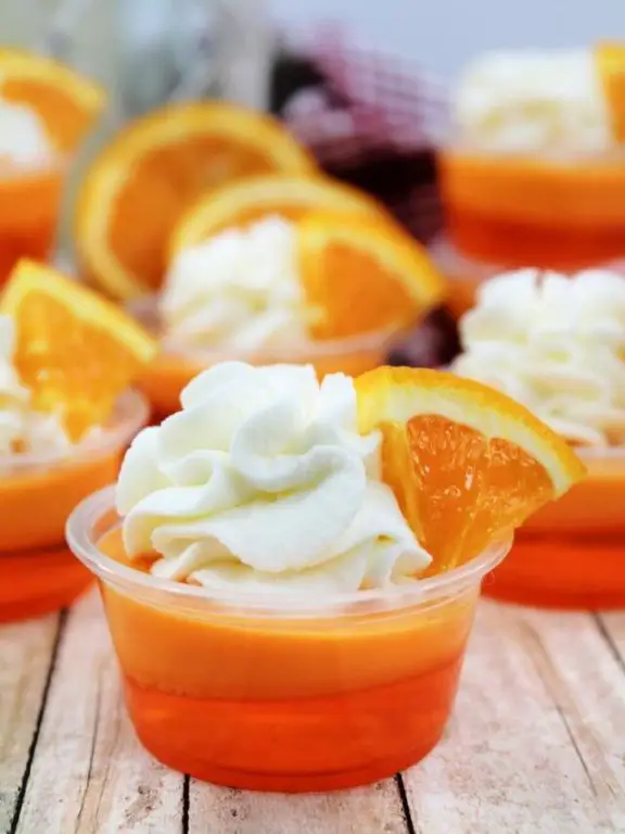 Orange Jello and Mango Tropical Delight