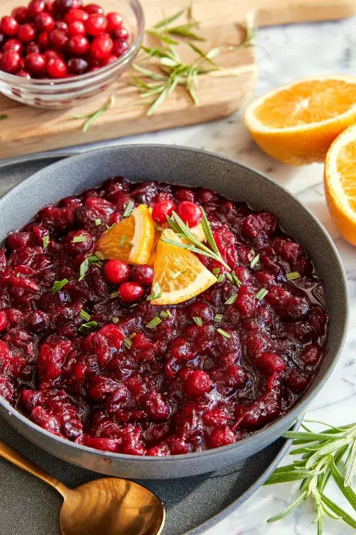 Orange Zest Cranberry Sauce