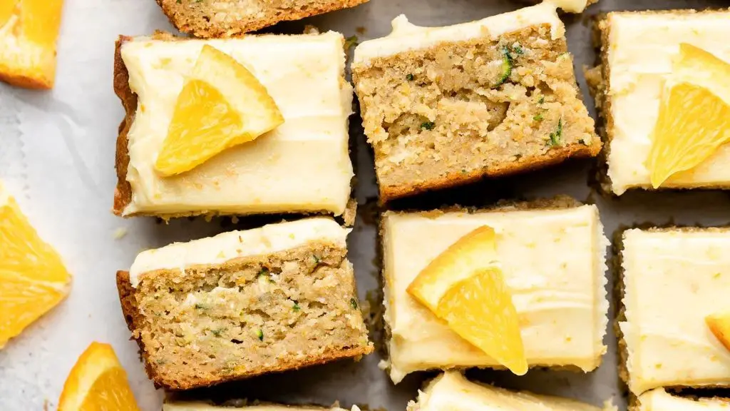 Orange Zucchini Cake with Citrus Glaze