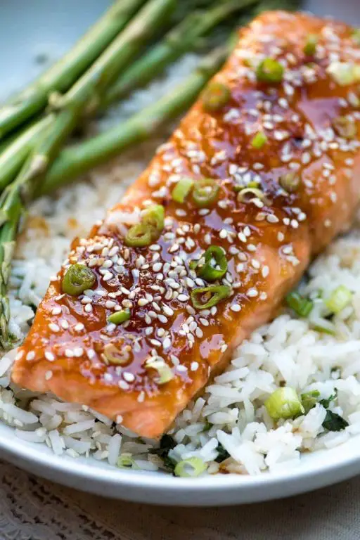 Orange and Ginger Glazed Salmon