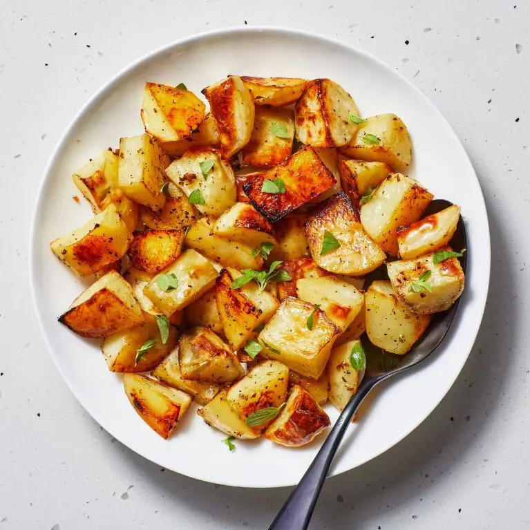 Oregano and Garlic Roasted Potatoes