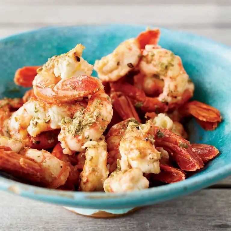 Oregano and Lemon Grilled Shrimp