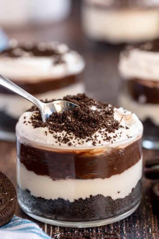 Oreo Cookie Crunch Mini Dessert Cups