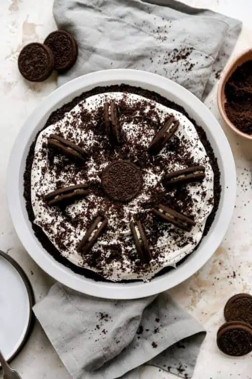Oreo Cookie Single Crust Pie