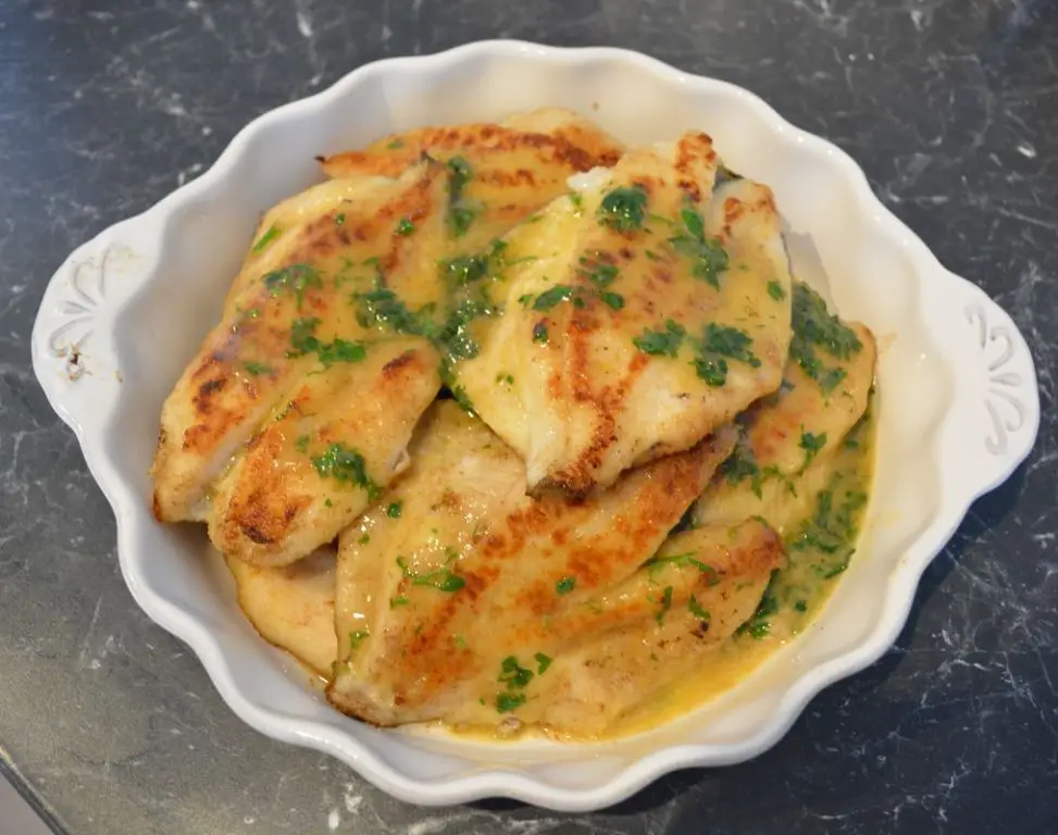 Pan-Fried John Dory with Lemon Butter Sauce