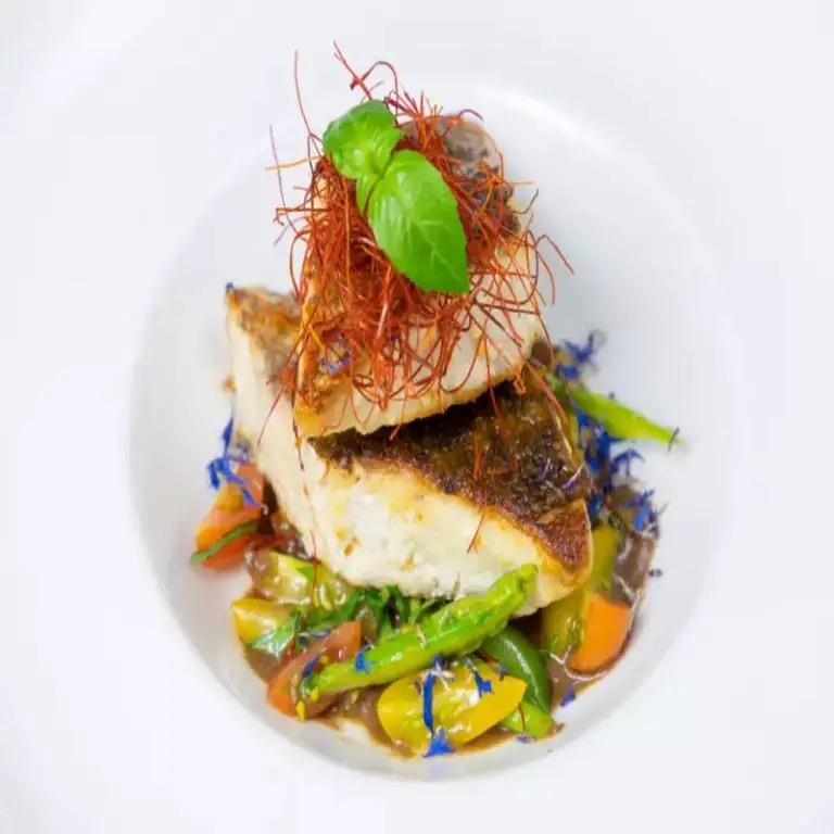 Pan-Seared Sea Bass with Olive Tapenade