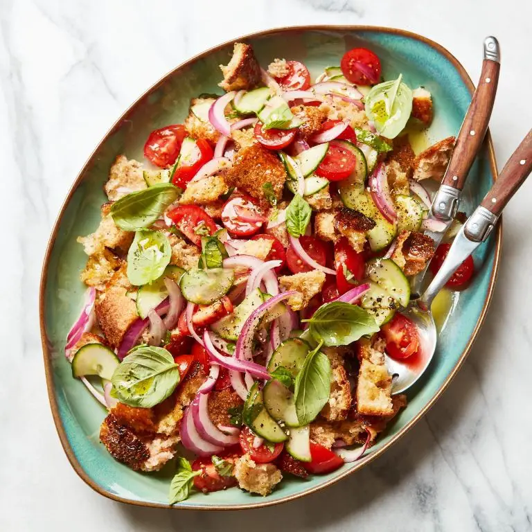 Panzanella Salad with Fresh Basil