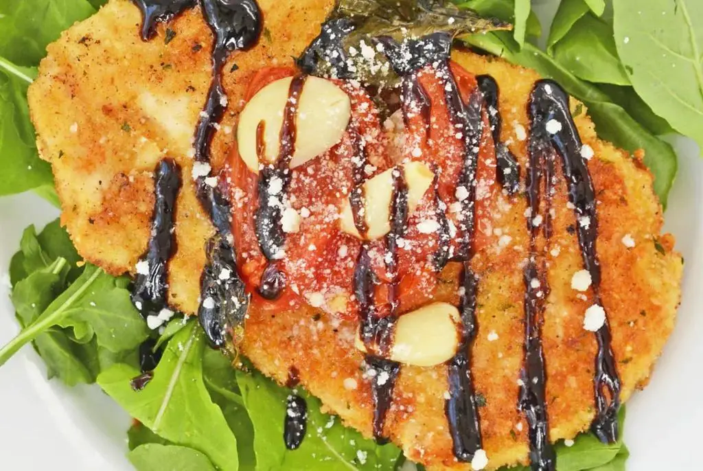 Parmesan Chicken Breast with Balsamic Glaze