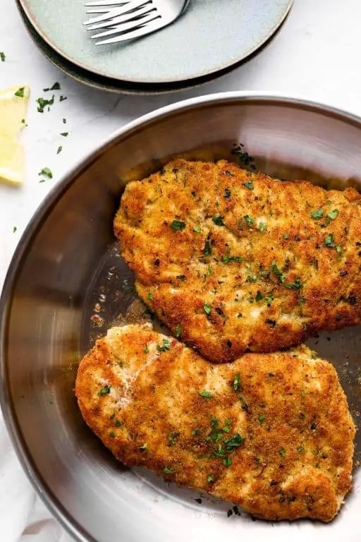 Parmesan Crusted Chicken Cutlets